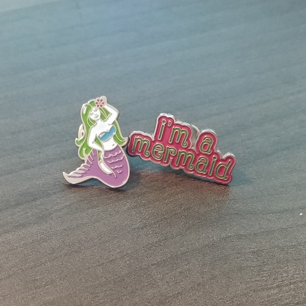 Mermaid theme pins
